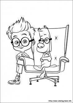 236x330 Mr Peabody And Sherman Penny Coloring Pages Coloriage Mrpeabody