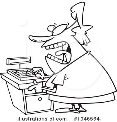 400x420 Cashier Clipart