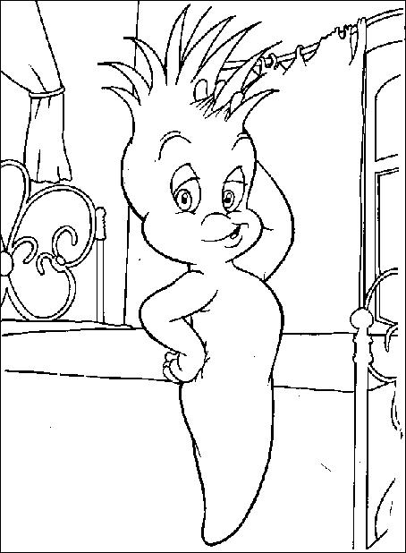 454x618 Casper Coloring Page 7