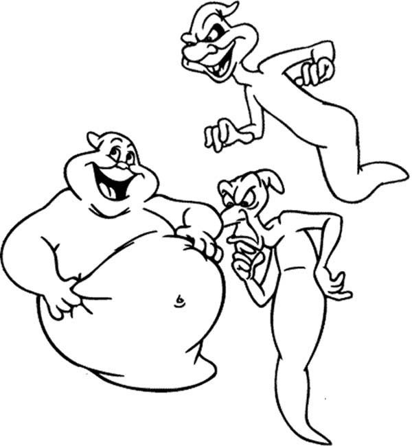 600x650 Casper The Friendly Ghost Uncles Coloring Pages Batch Coloring