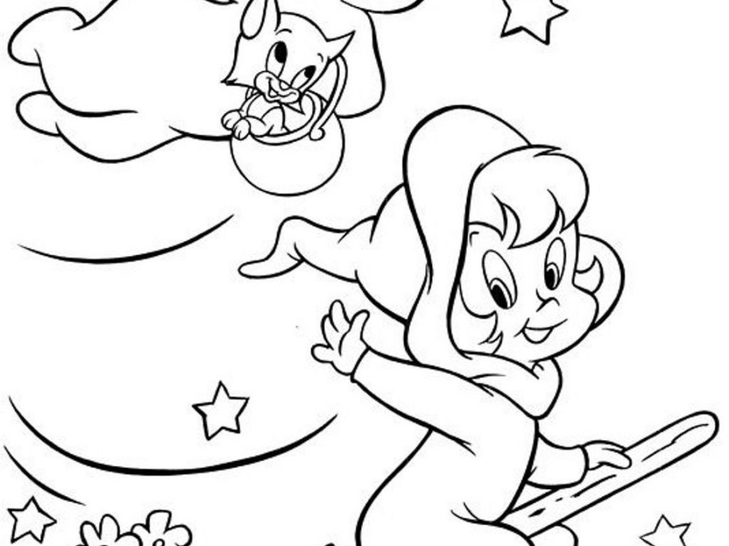 1024x768 Ghost Coloring Pages Casper Friends And Free Cartoons Casper'S