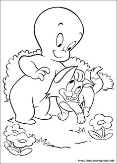 236x330 Casper Coloring Pages Printable Casper The Friendly Ghost