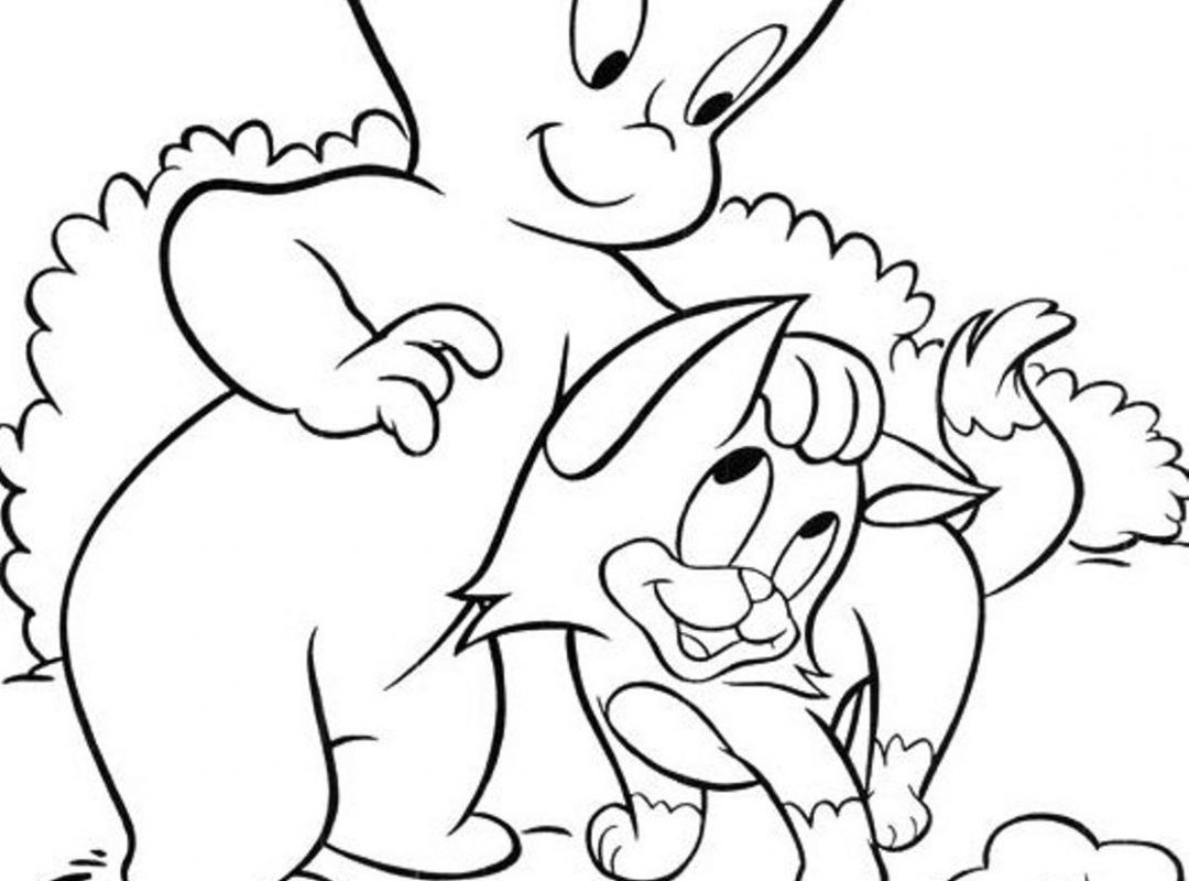 1080x800 Best Casper Dancing Coloring Page Of The Friendly Ghost Concept