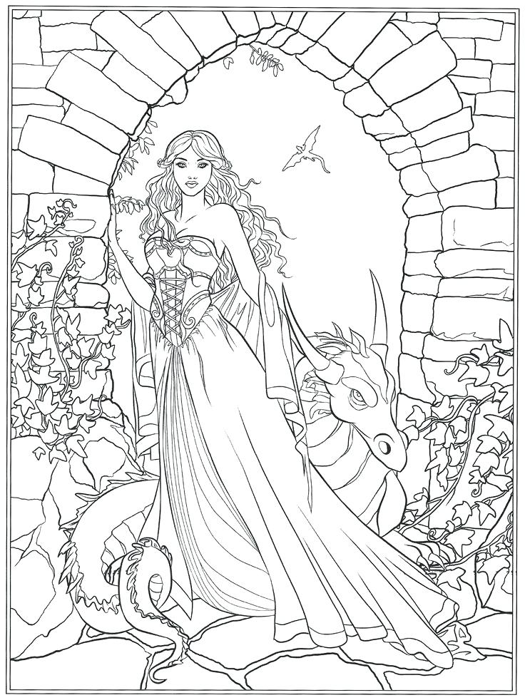 736x982 Coloring Coloring Pages Fantasy