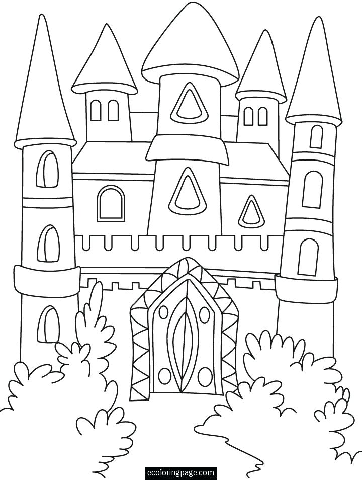 720x954 Castle Coloring Pages Castle Colouring Pages A Magical Castle