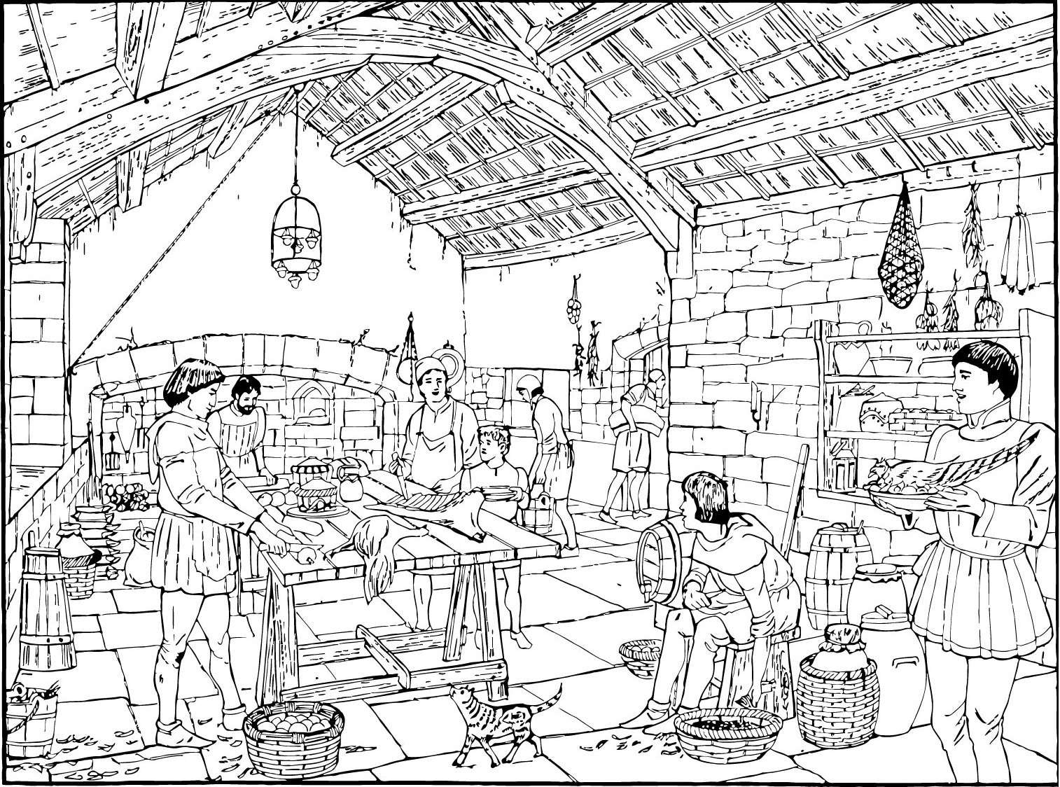 1514x1124 Castle For Adults Coloring Pages