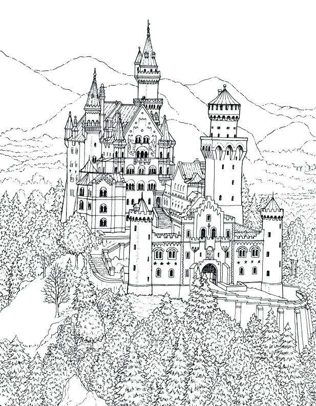 617x792 Medieval Coloring Pages For Adults