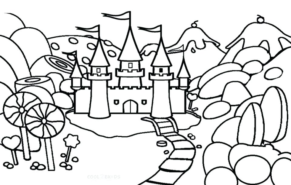 960x609 Castle Coloring Pages Castle Coloring Pages For Kids Edinburgh