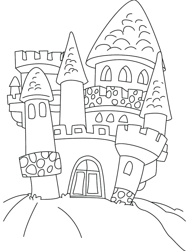 720x954 Castle Coloring Pages Printable Castle Coloring Pages Printable
