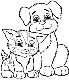 236x271 Fresh Excellent Dog And Cat Coloring Pages Gallery I