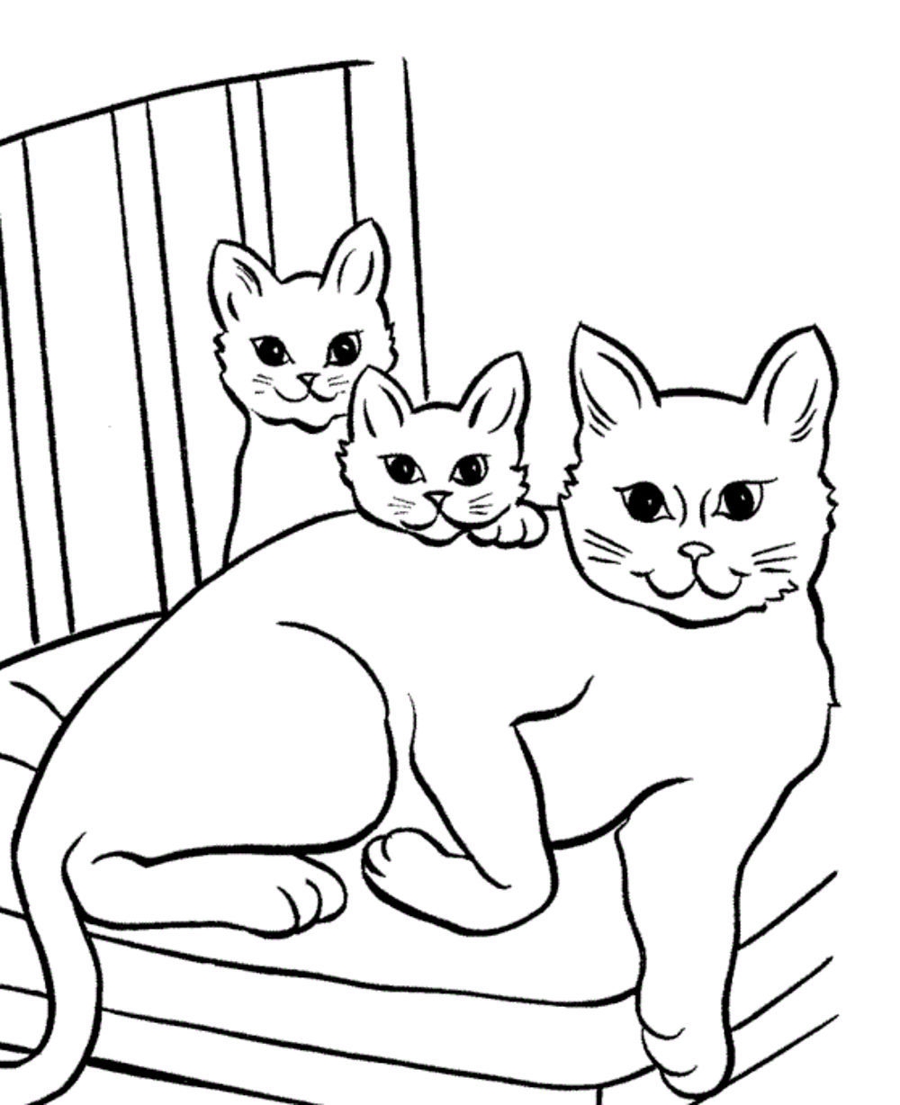 1000x1228 New Cartoon Cat Coloring Pages Gallery Printable Coloring Sheet