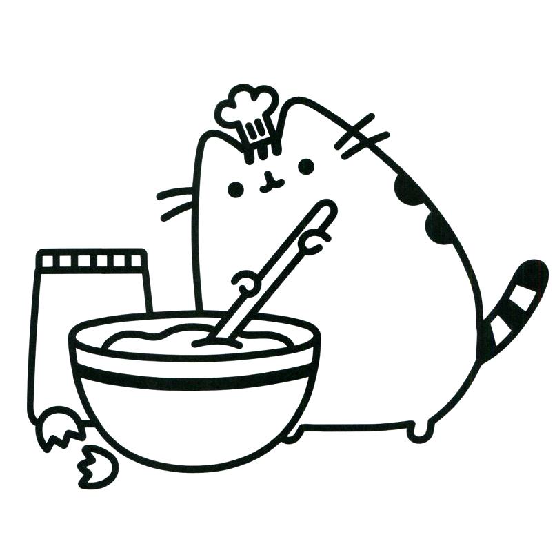 805x801 Pusheen The Cat Coloring Pages Also Coloring Pages Also Cat