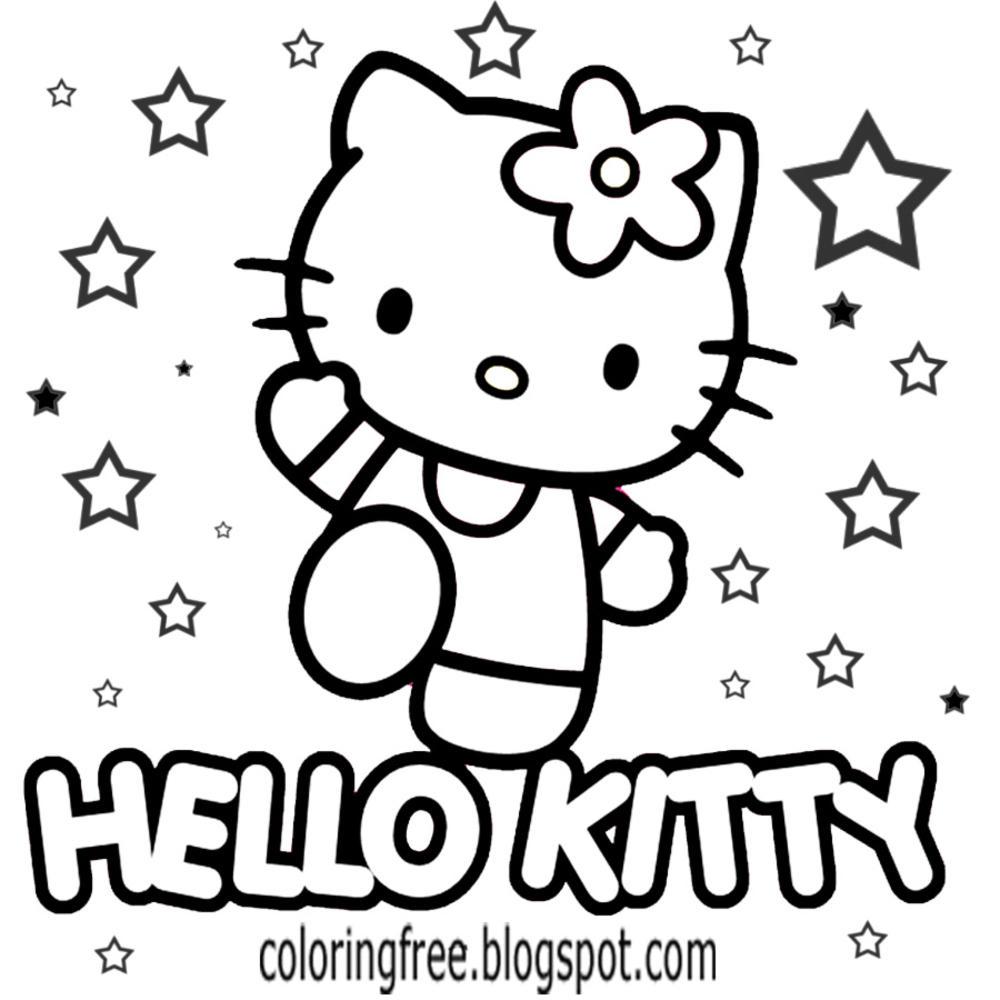900x900 Lets Coloring Book Hello Kitty Coloring Sheets Free Cute