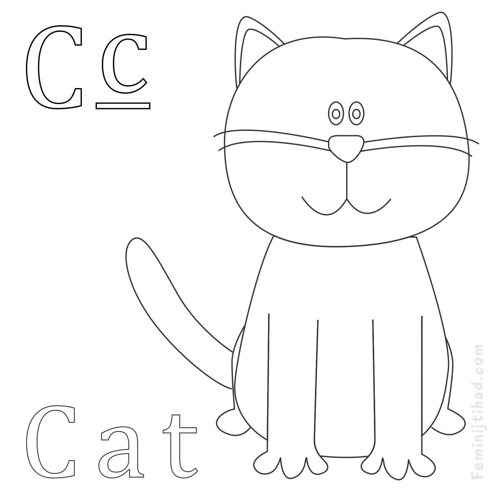 1575x1575 Cute Cat Coloring Pages Printable Coloring Pages For Kids