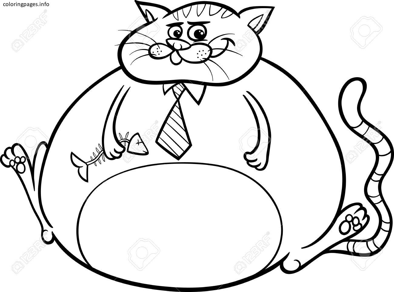 1300x965 Elegant Chic Design Cat Coloring Pages Free Printable Kid Page