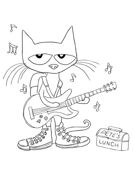 435x580 Top 20 Free Printable Pete The Cat Coloring Pages Online In Plan