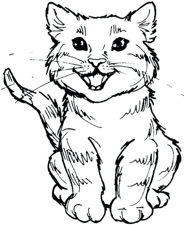 600x731 Cartoon Cat Coloring Pages Cats Coloring Pages Elegant Coloring