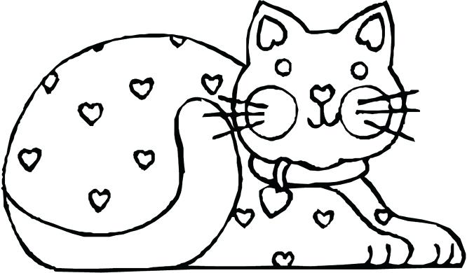 666x390 Cat Coloring Pages Cat And Kitten Coloring Pages Printable Sketch
