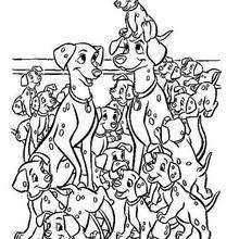 220x220 Cat And Dalamatians Coloring Pages