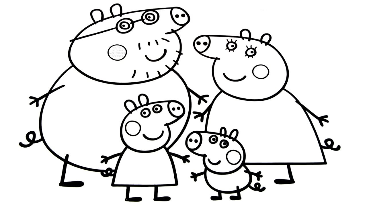 1280x720 Animal Cat Family Coloring Page Wecoloringpage Beautiful Pages