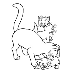 230x230 Top 20 Free Printable Cat Coloring Pages For Kids