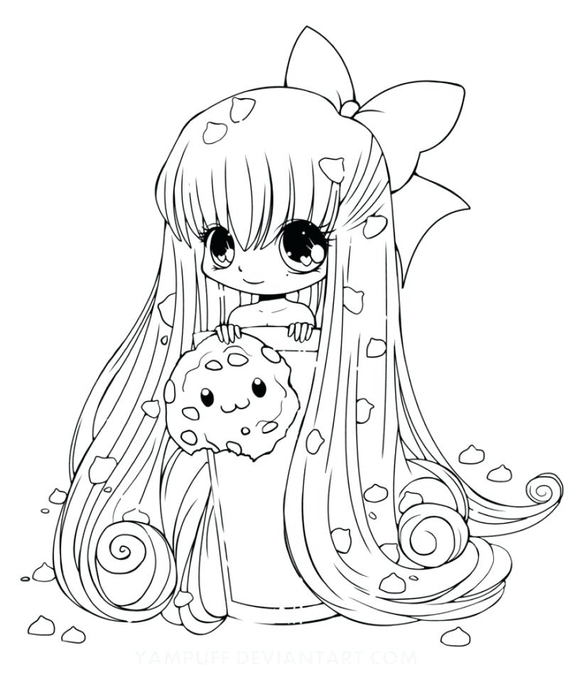 812x960 Chibi Coloring Page Kids Printable Coloring Pages Chibi Cat Girl