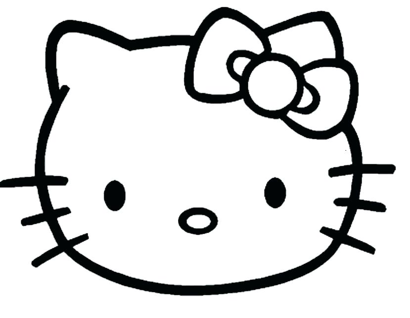829x644 Cute Kitty Cat Coloring Pages Photo Cat Head Coloring Page Cute