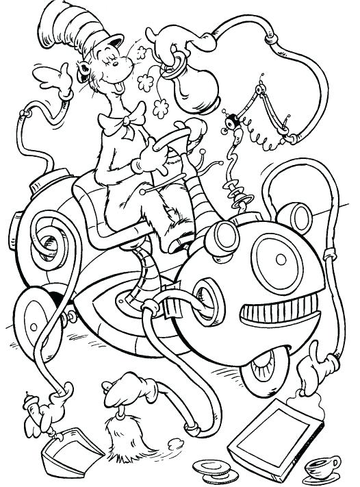 526x711 Cat In The Hat Printable Coloring Pages The Cat Hat Activities Cat