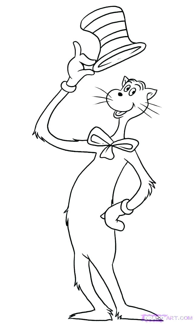 640x1070 Cat In Hat Coloring Pages Coloring Pages Cat In Hat