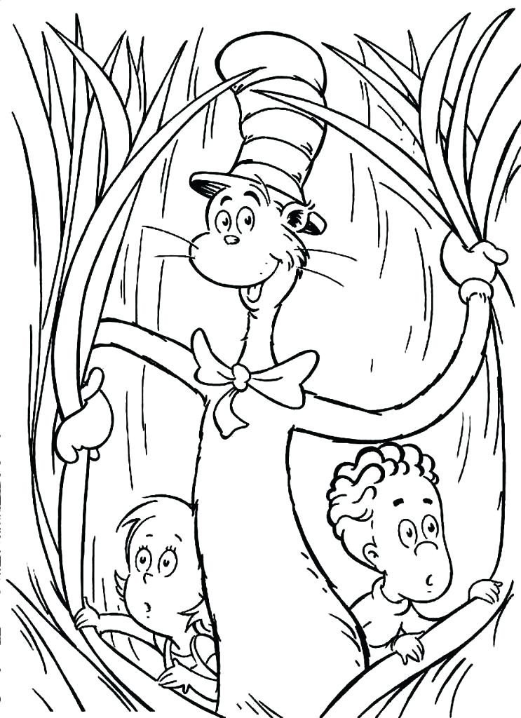 743x1024 Free Printable Cat In Hat Coloring Pages For Kids Cat In