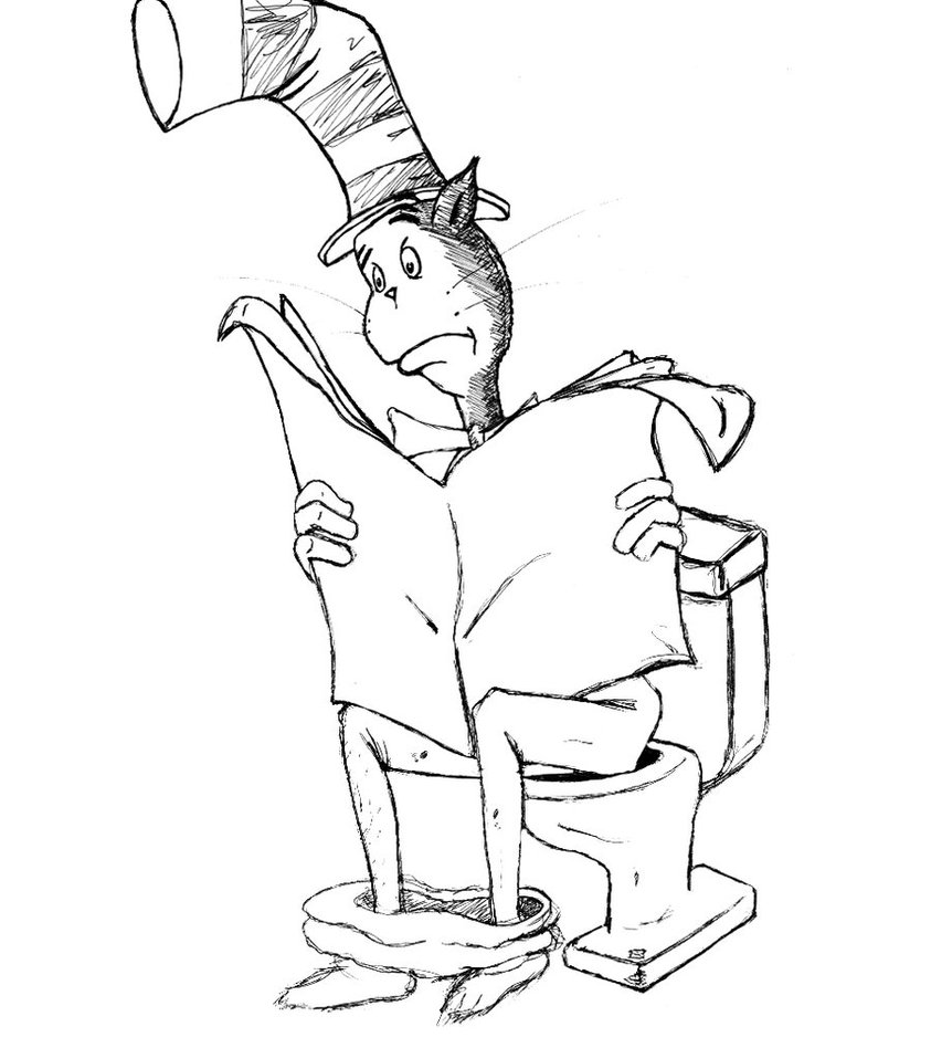 843x948 Lavishly Cat And The Hat Coloring Page Printable In Pages For Kids