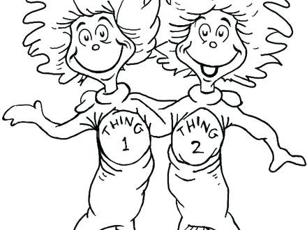 Cat In The Hat Coloring Pages Free Printable