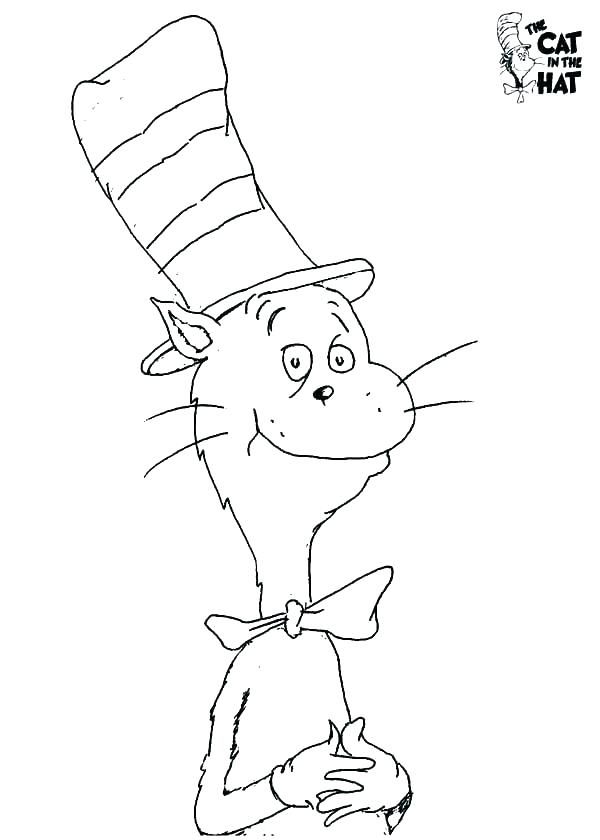 600x840 The Cat In The Hat Coloring Page Free Coloring Pages Easy To Make