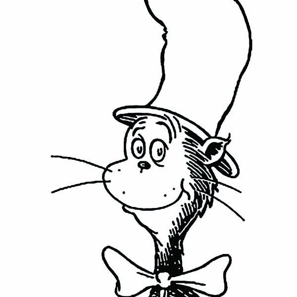 600x600 Cat In The Hat Pictures To Color Dr Seuss The Cat In The Hat