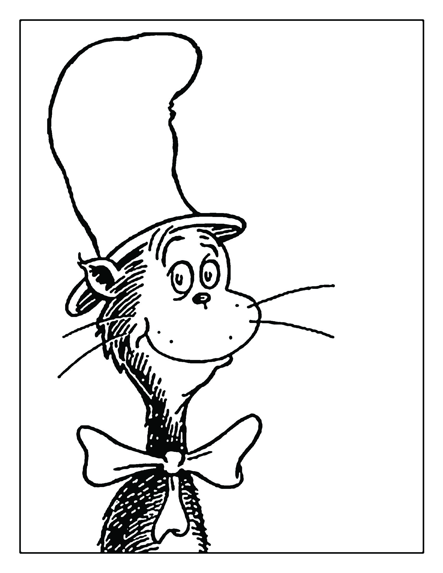 1700x2200 Coloring Pages For Dr. Seuss Clipart Panda