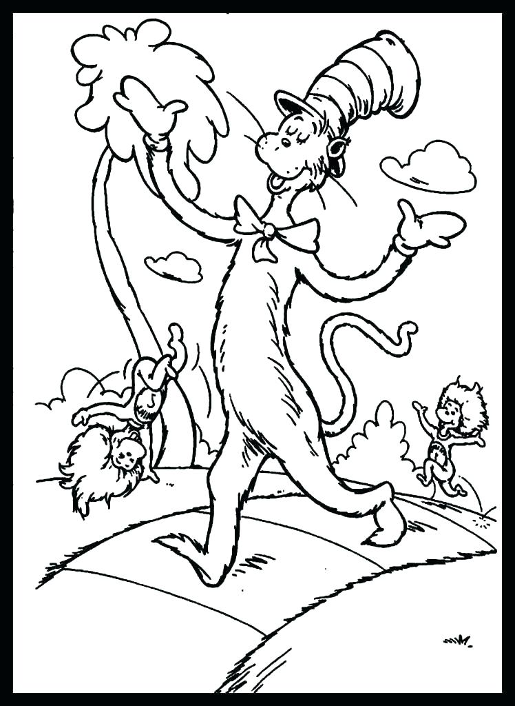 748x1024 Cat In The Hat Hat Coloring Page Cat In The Hat Coloring Pages Cat