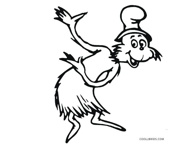 670x559 Cat In The Hat Printable Coloring Pages Cat In The Hat Coloring