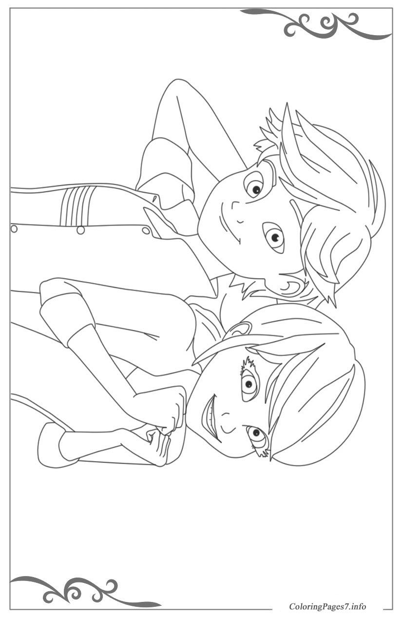 827x1270 Miraculous Tales Of Ladybug Amp Cat Noir Free Printable Coloring