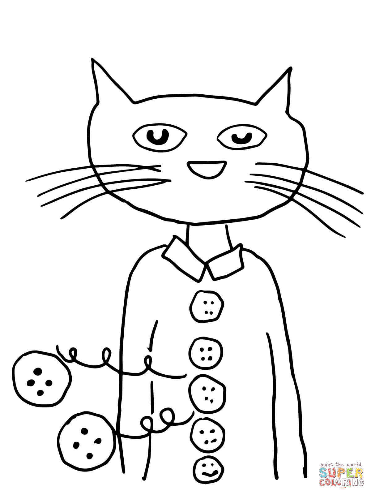 1200x1600 Pete The Cat Coloring Page The Sun Flower Pages