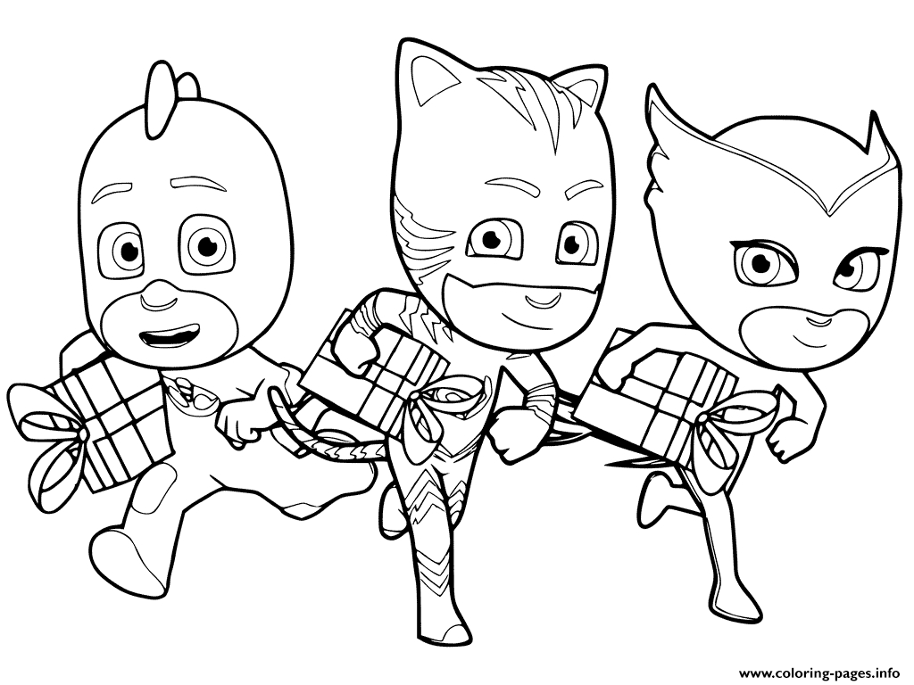 1024x768 Fresh Pj Mask Coloring Pages For Kids Collection Great