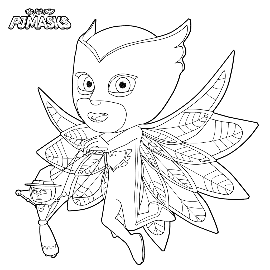 1024x1024 Top 30 Pj Masks Coloring Pages