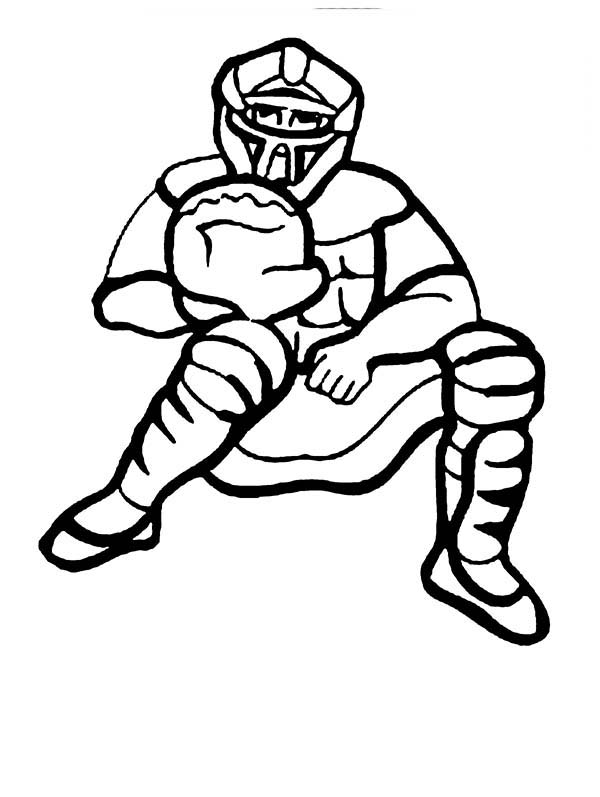 Catcher Coloring Pages