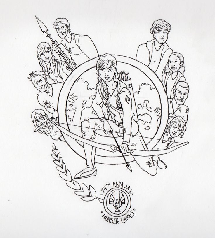 Catching Fire Coloring Pages