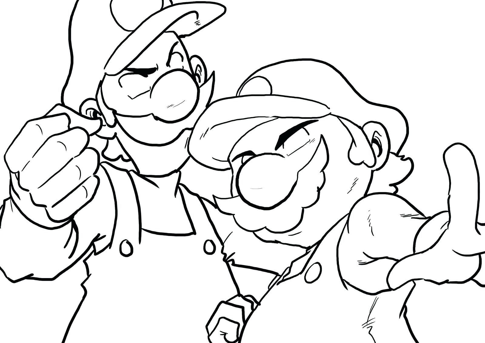 1600x1131 How To Draw Luigi Coloring Pages Thanksgiving Disney Bob