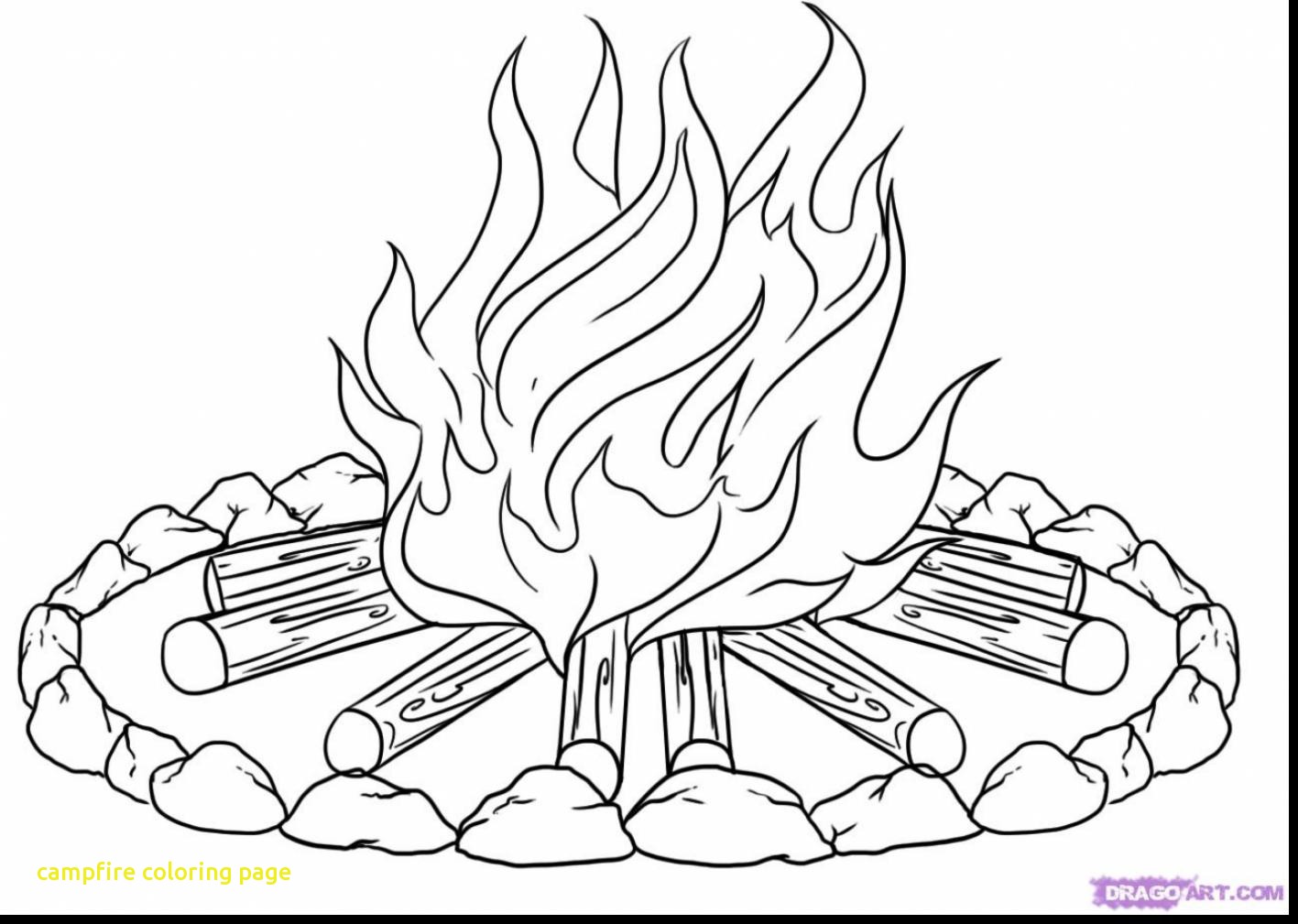 1417x1009 Terrific Campfire Coloring Page Preschool In Tiny Camping Tent