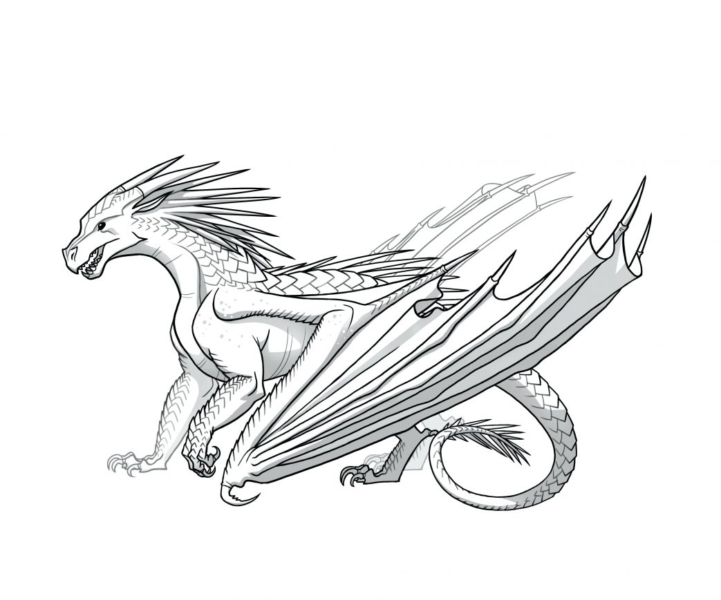 1043x869 Wings Of Fire Dragons Coloring Sheets Happy Real Dragon Pages 3