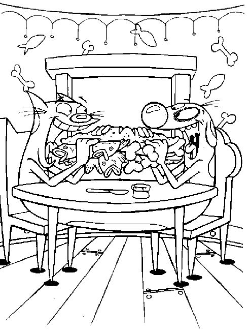 493x657 Mejores 10 De Catdog Coloring Pages En Libro