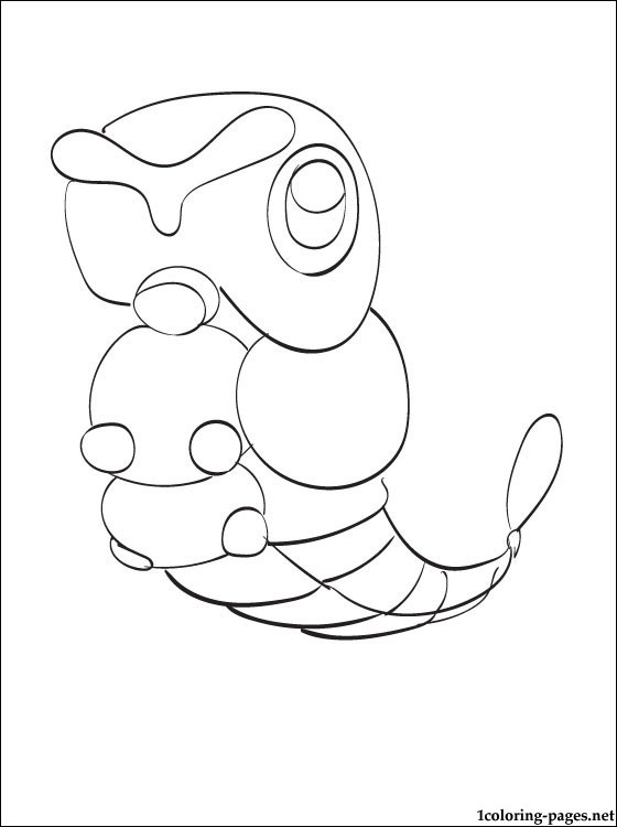 560x750 Coloring Page Pokemon Caterpie Coloring Pages