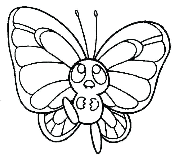 704x611 Coloring Pictures Of Butterflies Cute Butterfly Coloring Pages