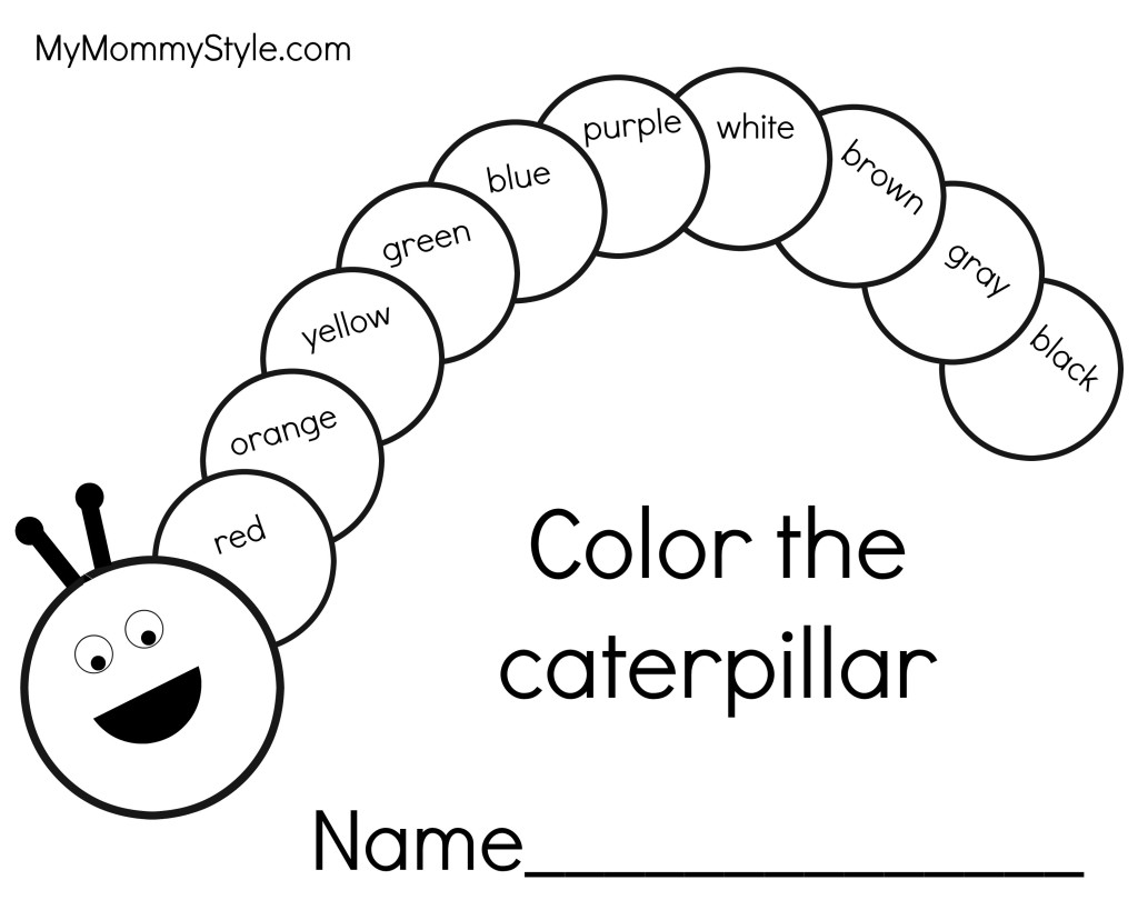 1024x819 Hungry Caterpillar Coloring Pages